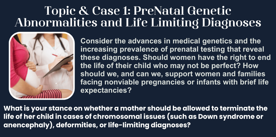 Prenatal genetic abnormalities and life-limiting diagnoses