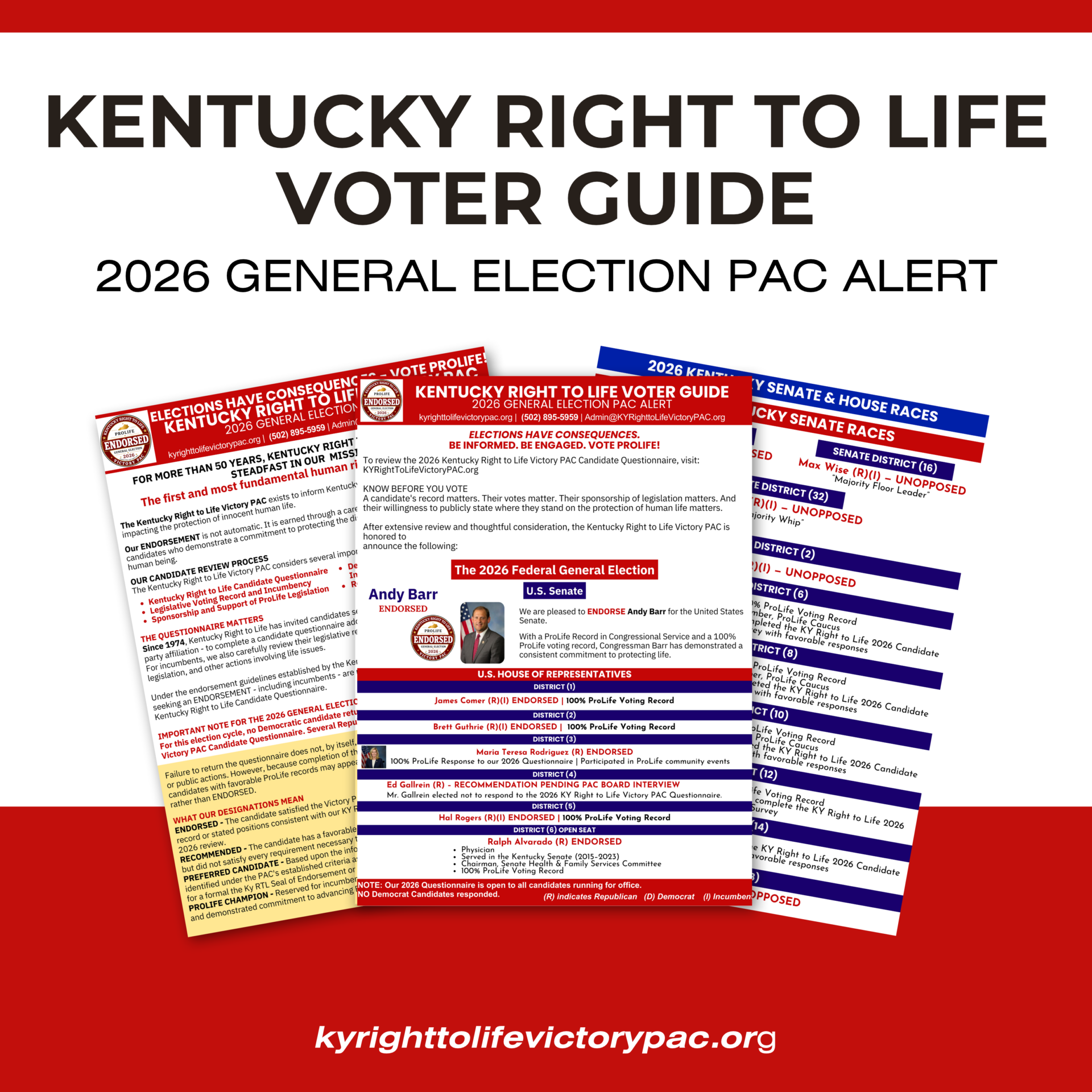 Election Day Is Approaching: Kentucky Right to Life 2026 Voter Guide Now Available